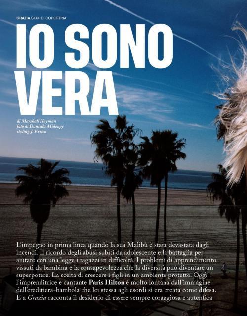 Paris Hilton in Grazia Italy, March 2025 Feature 7