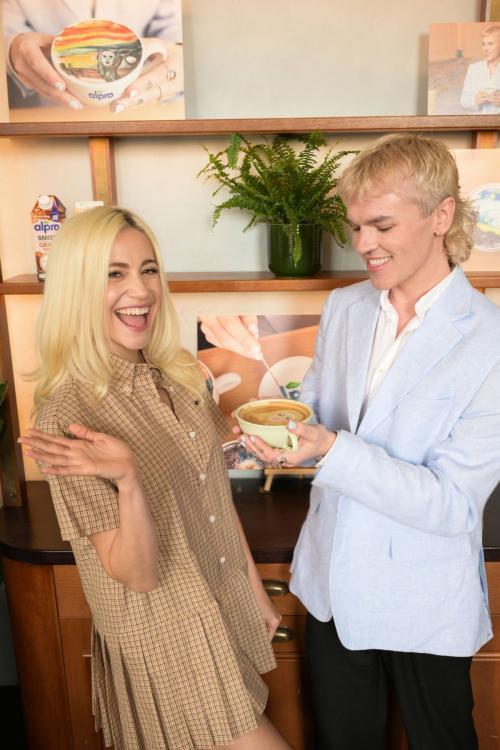 Pixie Lott at Art of Coffee Cafe in London, March 2025 1