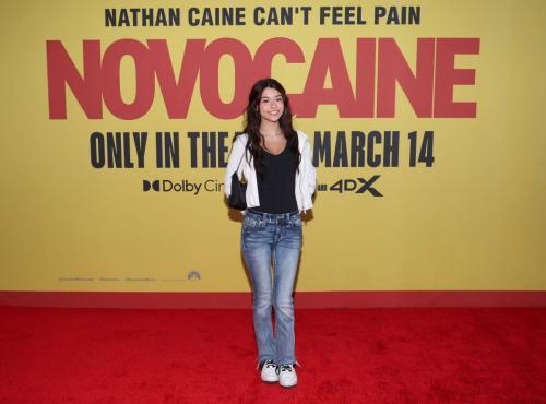 Rachel Brockman at Novocaine Screening in Sherman Oaks, March 2025