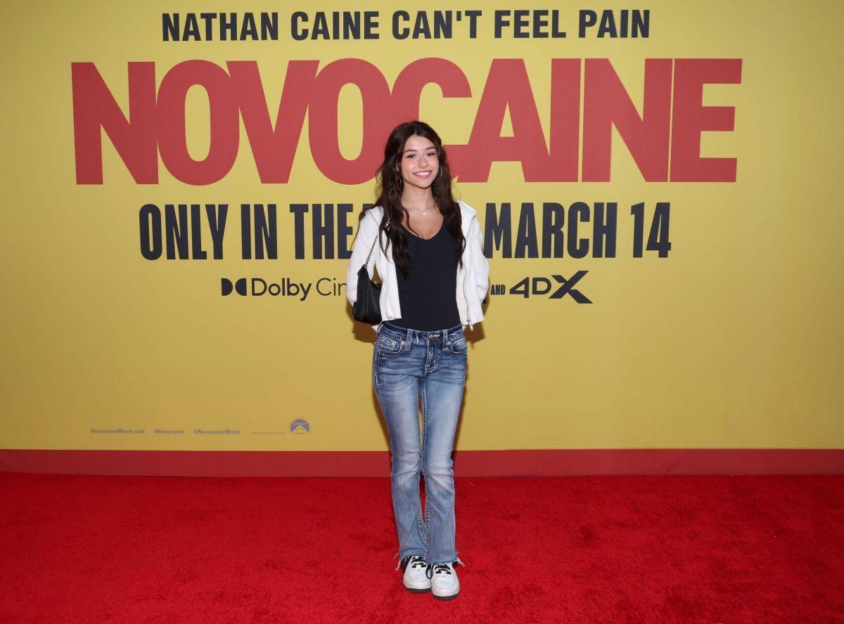 Rachel Brockman at Novocaine Screening in Sherman Oaks, March 2025