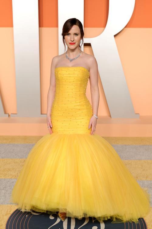 Rachel Brosnahan at 2025 Vanity Fair Oscar Party, March 2025