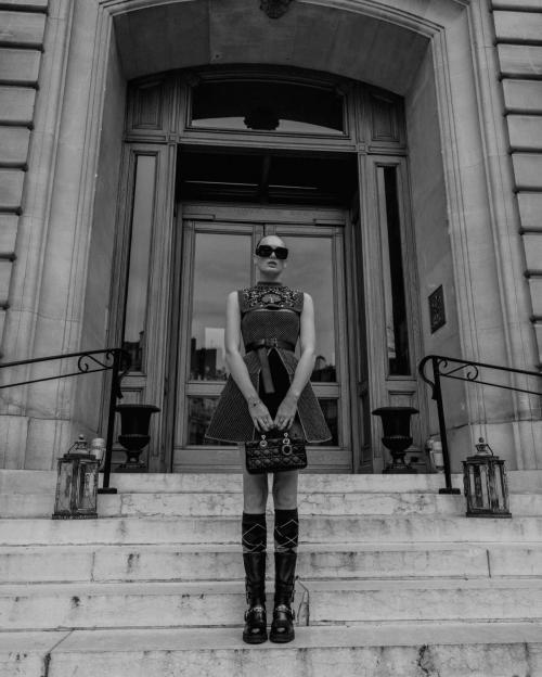 Romee Strijd Dior Paris Fashion Week Photoshoot, March 2025 10