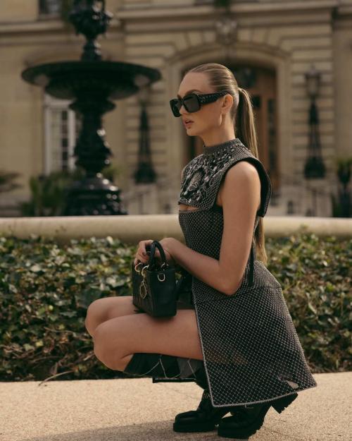 Romee Strijd Dior Paris Fashion Week Photoshoot, March 2025 13
