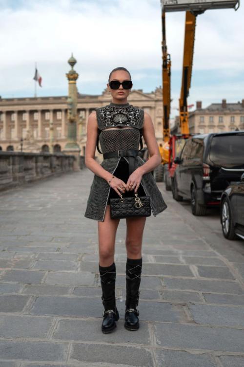 Romee Strijd Dior Paris Fashion Week Photoshoot, March 2025 7