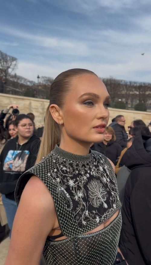 Romee Strijd Dior Paris Fashion Week Photoshoot, March 2025 8