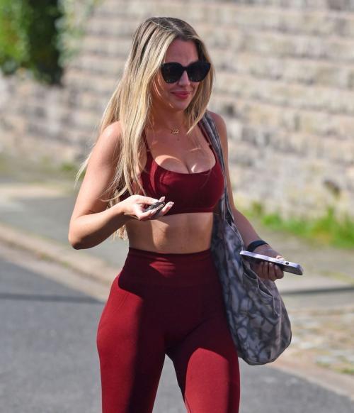 Samantha Kenny Leaves a Pilates Class in Liverpool, March 2025 1