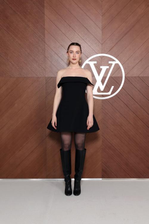 Saoirse Ronan at Louis Vuitton Womenswear Show at Paris Fashion Week, March 2025