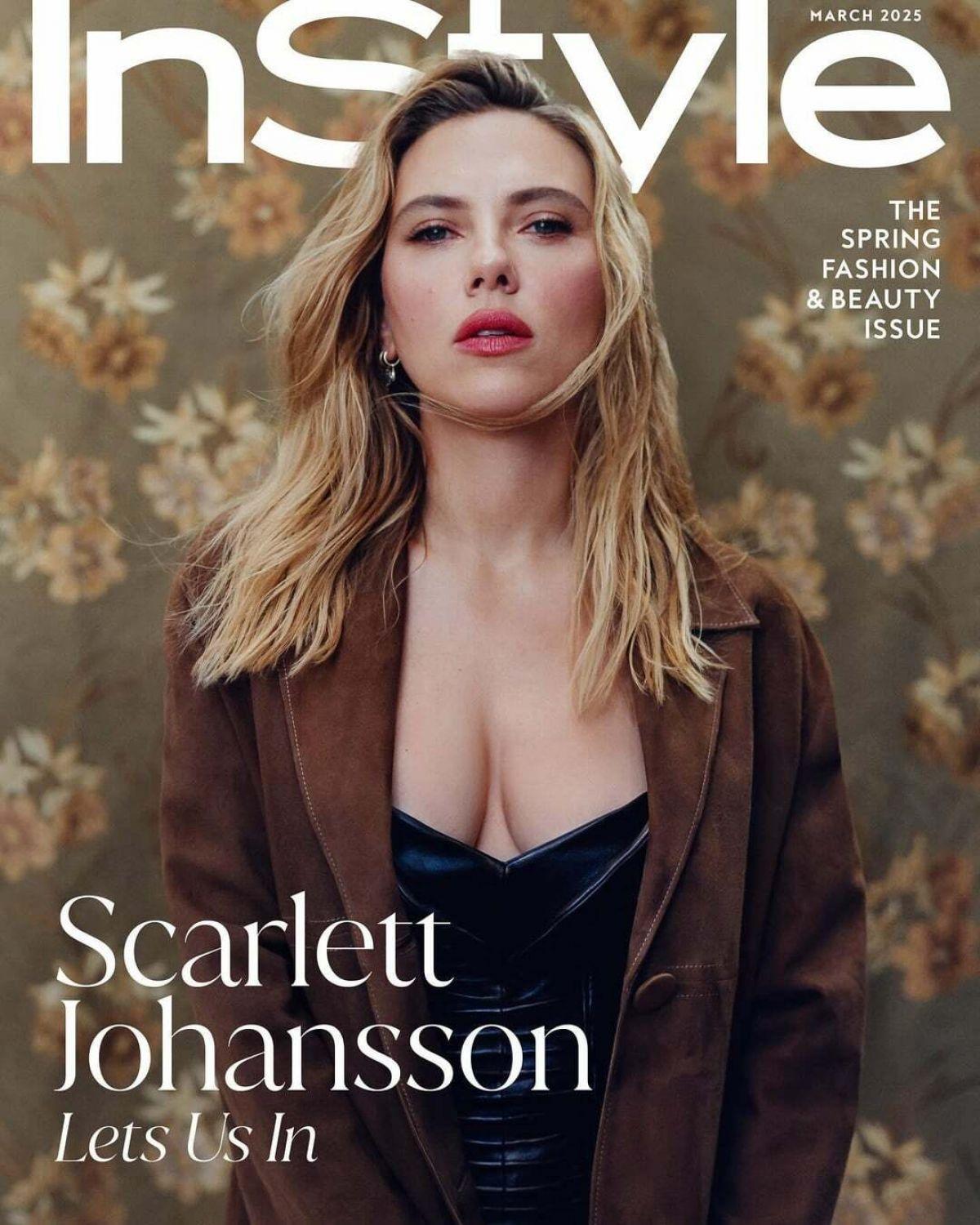 Scarlett Johansson for InStyle Magazine Cover, March 2025