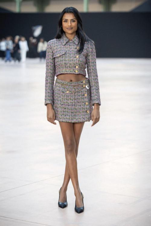 Simone Ashley at Chanel Women's Fashion Show in Paris, March 2025