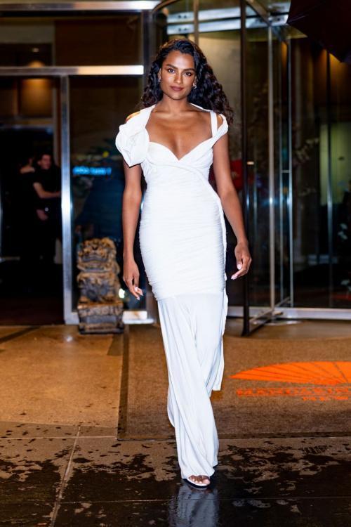 Simone Ashley at Picture This Premiere in New York, March 2025