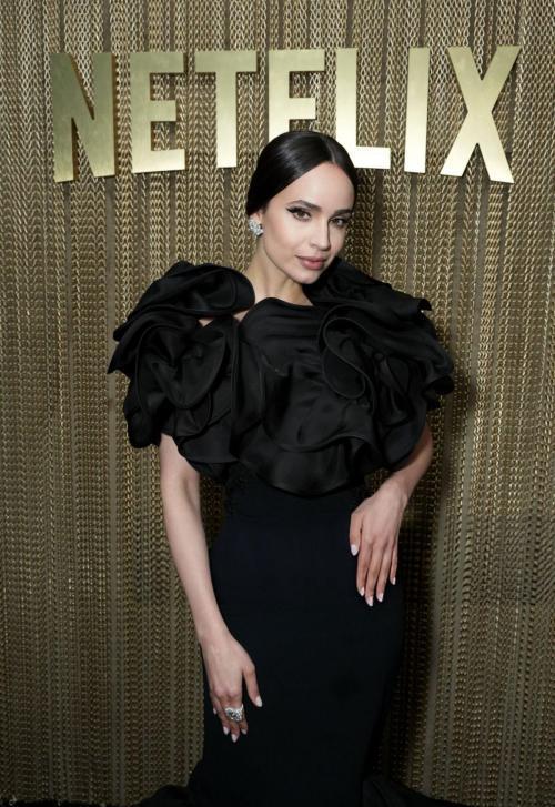 Sofia Carson at 2025 Netflix Oscar Afterparty, Chateau Marmont, LA, March 2025