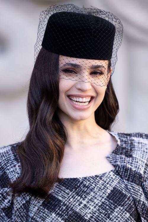 Sofia Carson at Elie Saab Fashion Show, March 2025 1