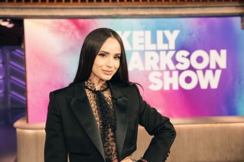 Sofia Carson at The Kelly Clarkson Show, March 2025