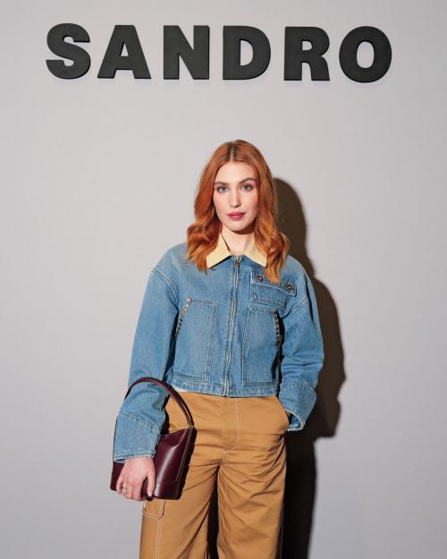 Sophie Nelisse at Sandro Collection Preview at Paris Fashion Week, March 2025 1
