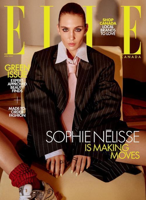 Sophie Nelisse for Elle Canada, April 2025