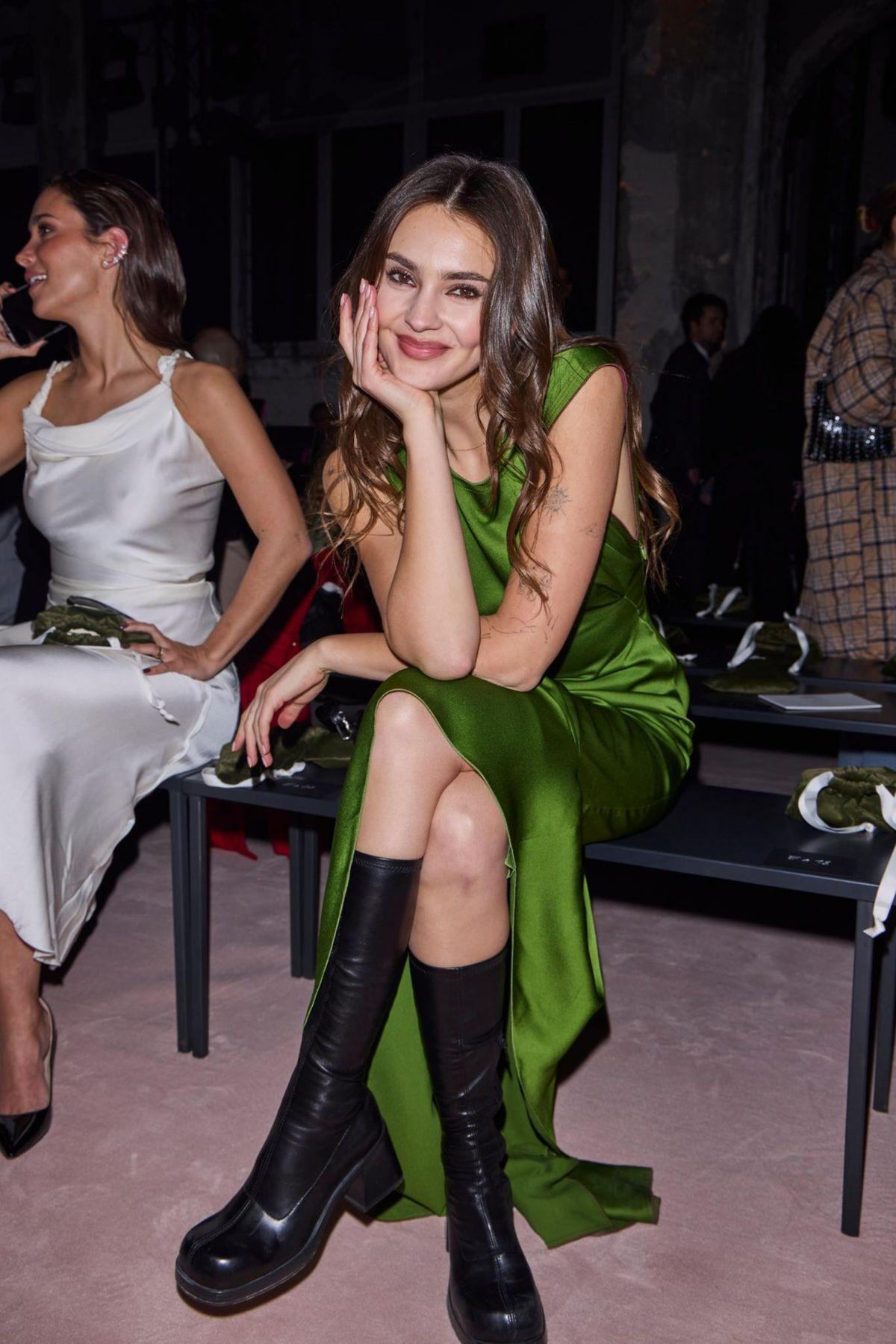 Stefanie Giesinger at Victoria Beckham Show at Paris Fashion Week, March 2025