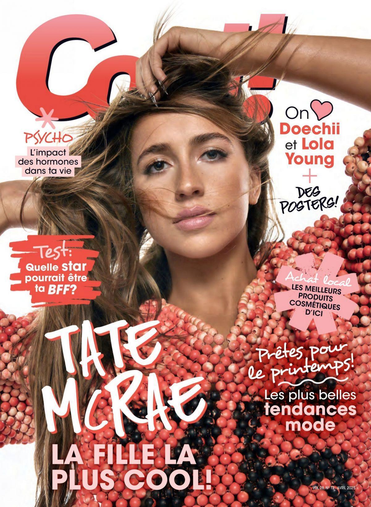 Tate McRae in Cool Canada Magazine, April 2025