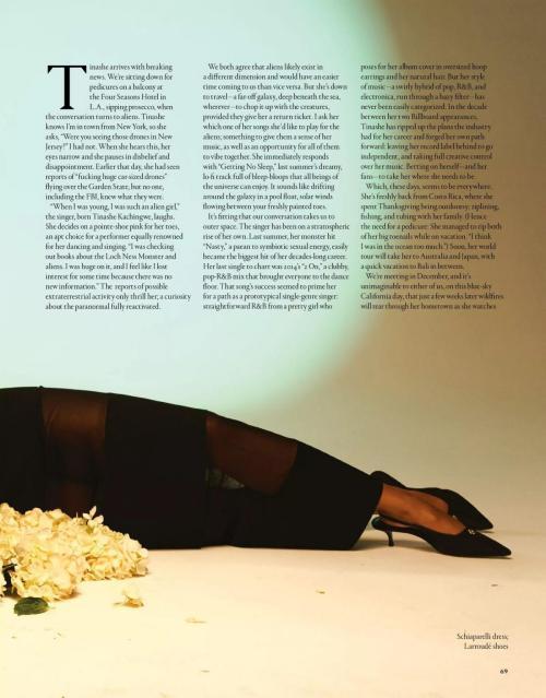 Tinashe in Marie Claire Craftsmanship Issue, March 2025 3