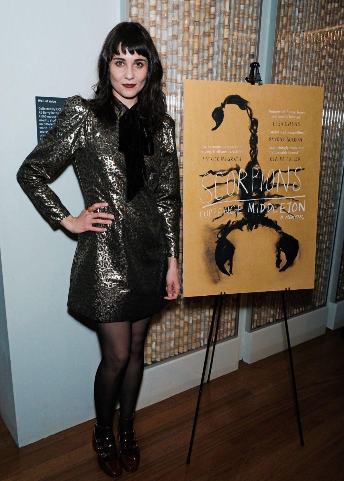 Tuppence Middleton at Book Launch at Grant Museum of Zoology, February 2025