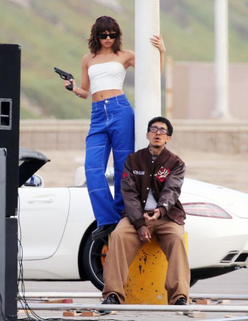 Xochitl Gomez on the Set of a Music Video in Los Angeles, February 2025 1