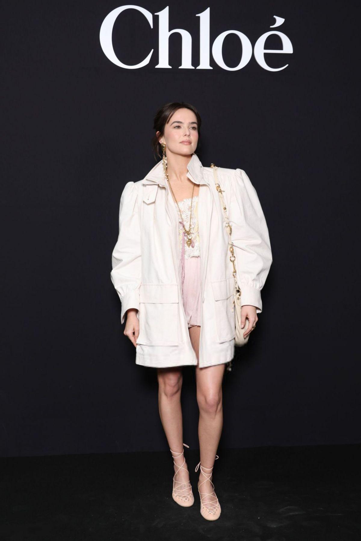 Zoey Deutch at Chloe’s Fall/Winter 2025-2026 Show in Paris, March 2025