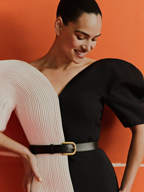 Adria Arjona Featured in Glamour Spain Magazine, April 2025 6