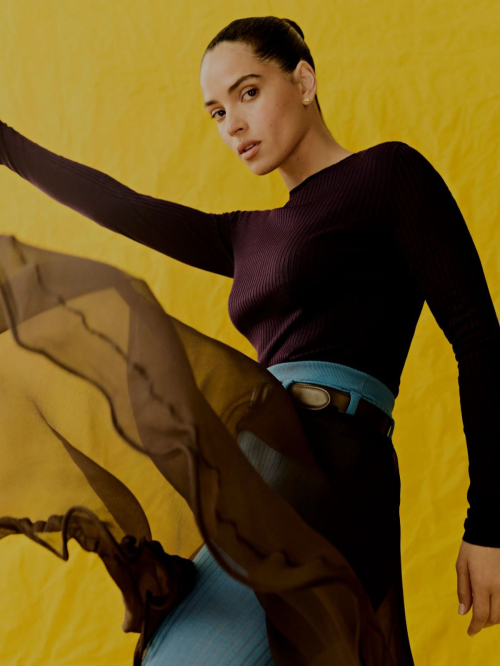 Adria Arjona Featured in Glamour Spain Magazine, April 2025 7