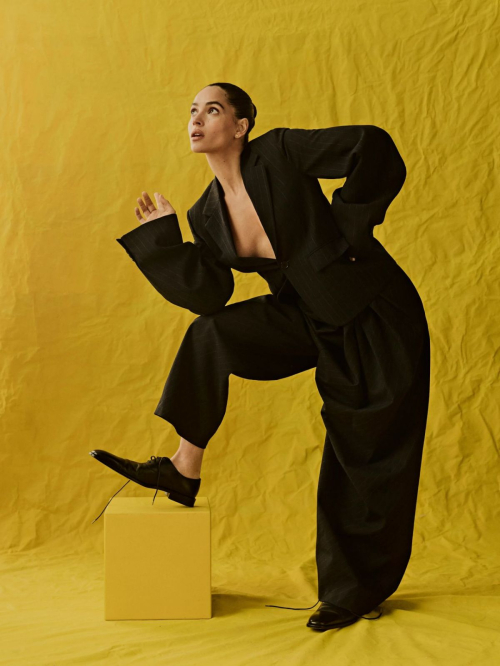Adria Arjona Featured in Glamour Spain Magazine, April 2025 8