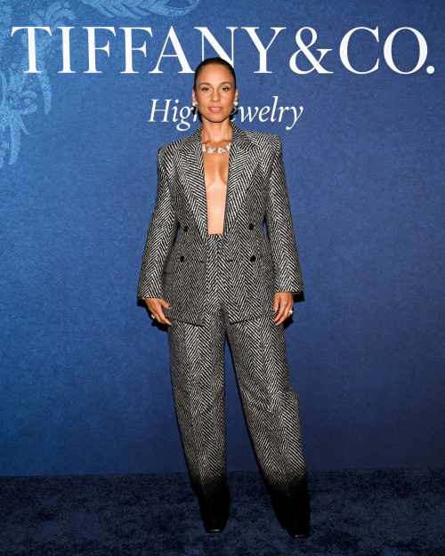 Alicia Keys at Tiffany & Co. Blue Book Launch in New York City, April 2025