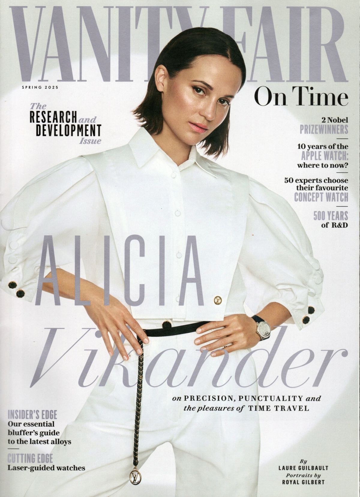 Alicia Vikander in Vanity Fair On Time, Spring 2025