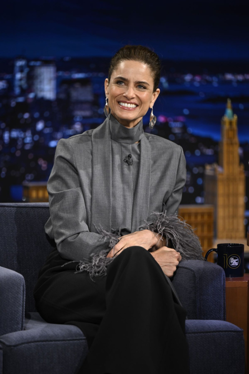 Amanda Peet at Jimmy Fallon Show, April 2025 1