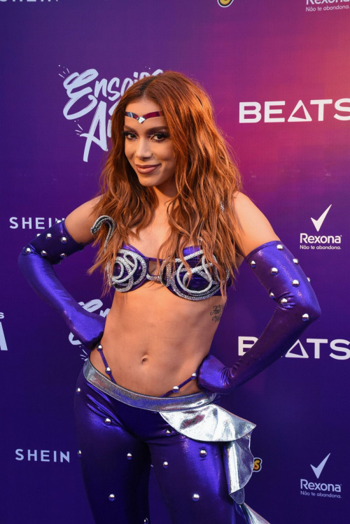 Anitta at Memorial da America Latina in Sao Paulo, February 2023
