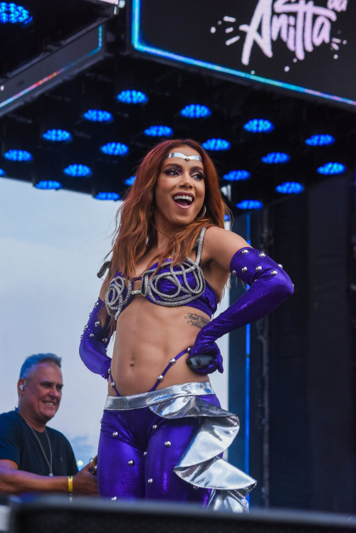 Anitta at Memorial da America Latina in Sao Paulo, February 2023 3