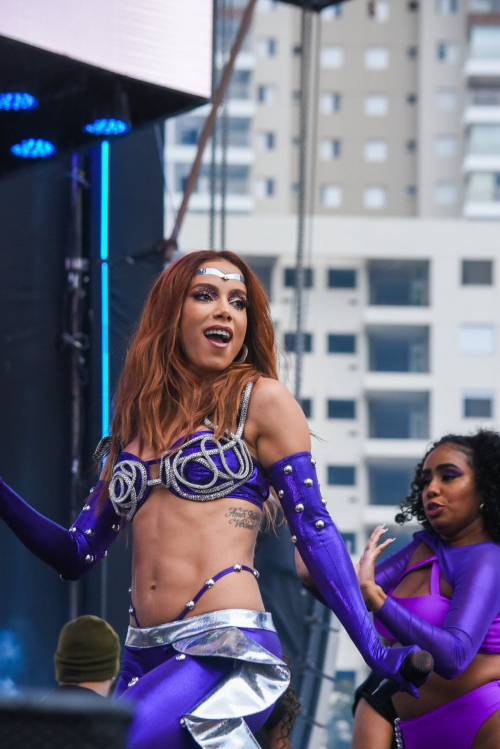 Anitta at Memorial da America Latina in Sao Paulo, February 2023 5