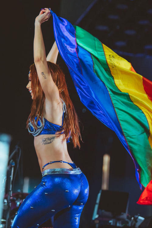 Anitta at Memorial da America Latina in Sao Paulo, February 2023 6