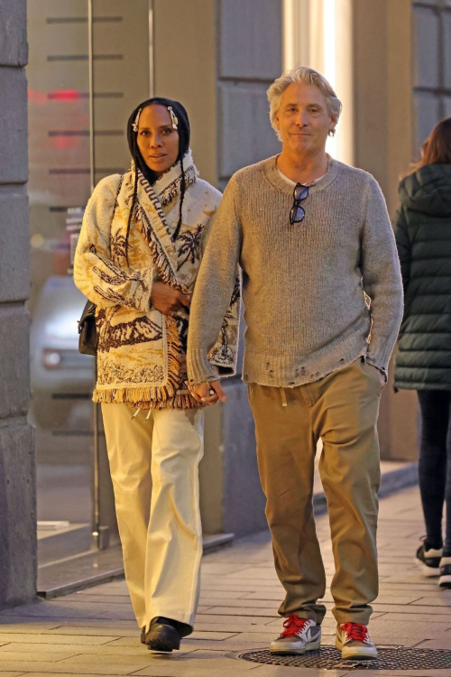 Barbara Becker and Marcello Montini in Milan, March 2025 5