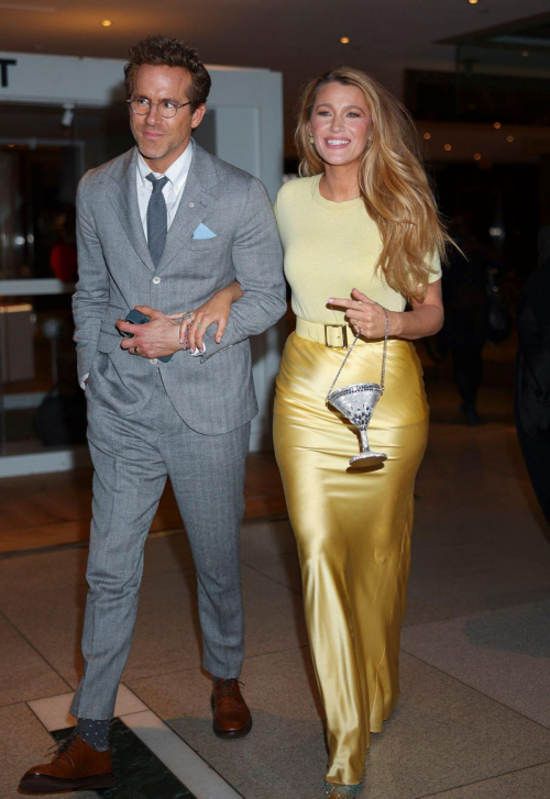 Blake Lively and Ryan Reynolds Night Out in New York City, April 2025