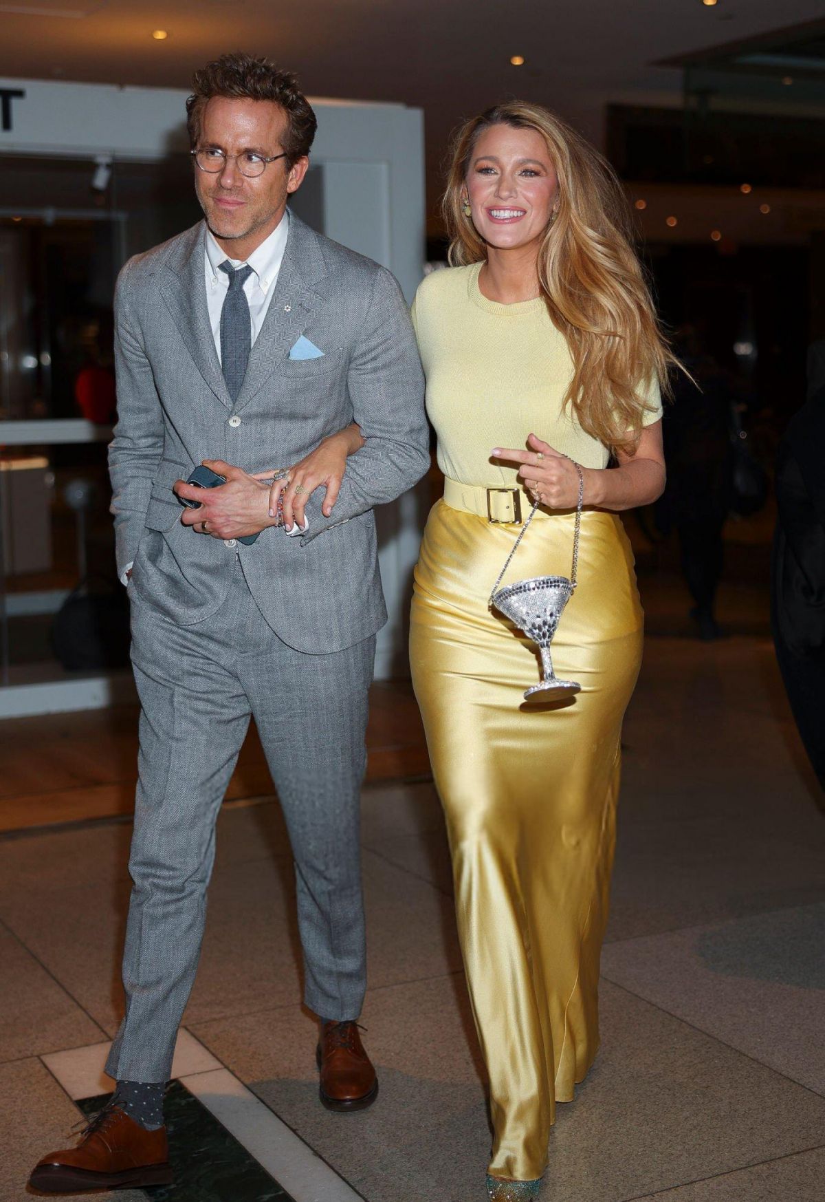 Blake Lively and Ryan Reynolds Night Out in New York City, April 2025