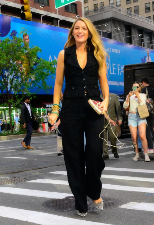 Blake Lively Out at Times Square, April 2025