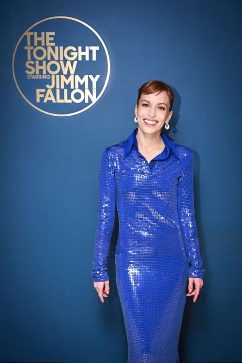 Britt Lower at Tonight Show with Jimmy Fallon, March 2025