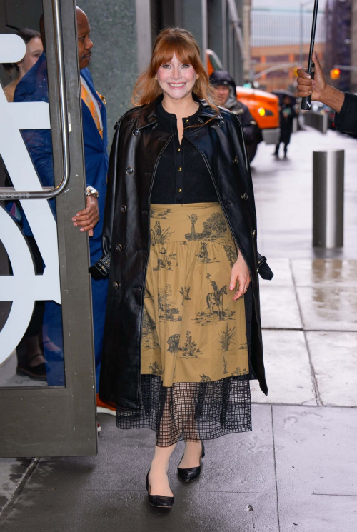 Bryce Dallas Howard at ABC Studios Arrival NYC, April 2025 2