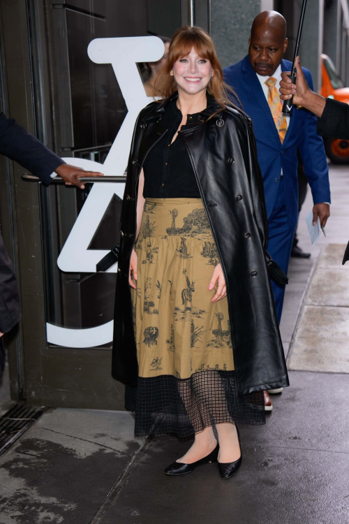 Bryce Dallas Howard at ABC Studios Arrival NYC, April 2025 3