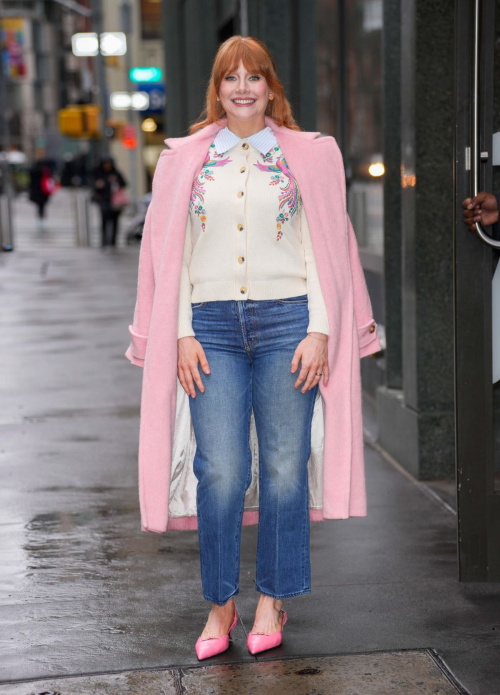 Bryce Dallas Howard at ABC Studios Arrival NYC, April 2025 4