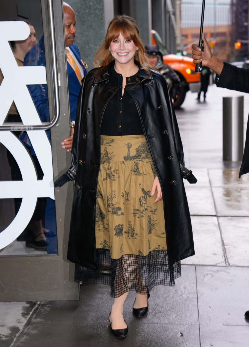 Bryce Dallas Howard at ABC Studios Arrival NYC, April 2025 5
