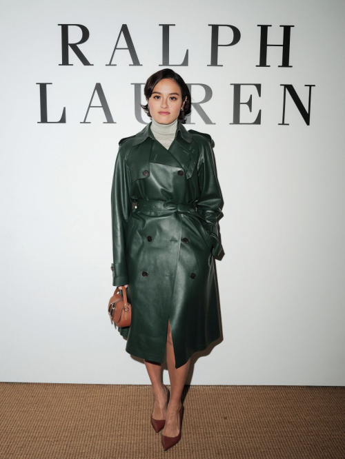 Chase Sui Wonders at Ralph Lauren Fall 2025 Collection Show in New York, April 2025