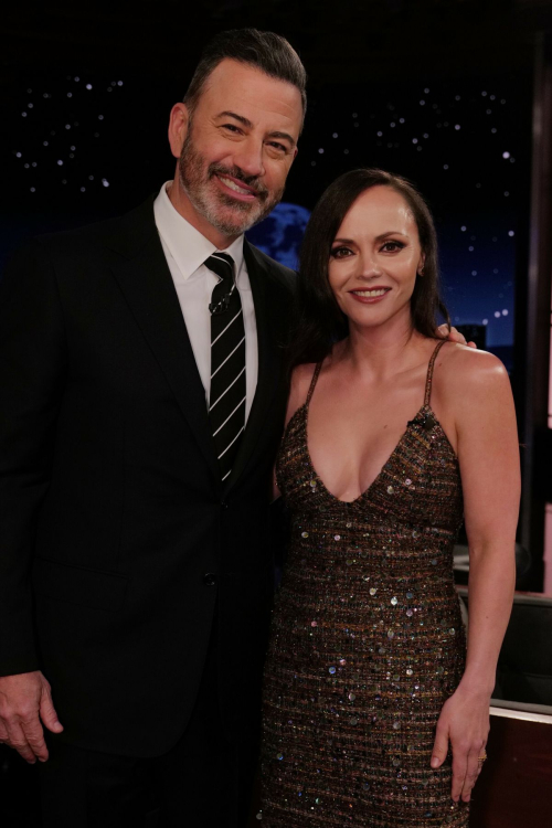 Christina Ricci at Jimmy Kimmel Live in Los Angeles, April 2025 3