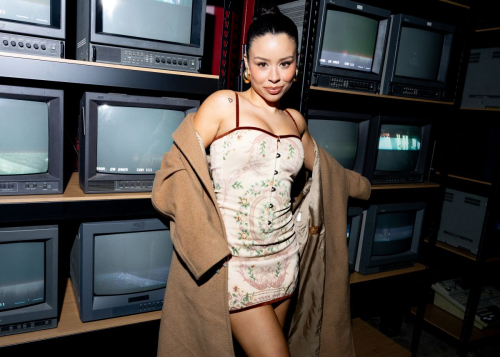 Cierra Ramirez at MAC Strobe Party, March 2025 1