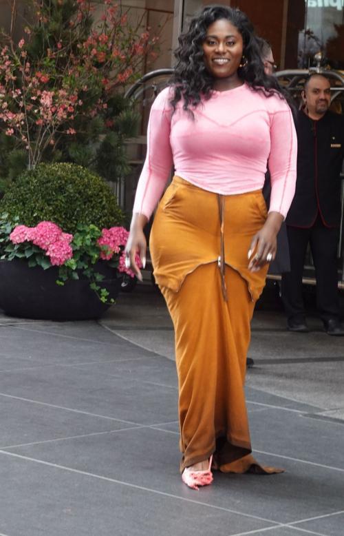 Danielle Brooks at Columbus Circle in New York, March 2025