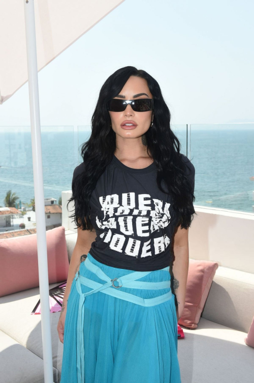 Demi Lovato at Grand Opening Weekend in Puerto Vallarta, April 2025