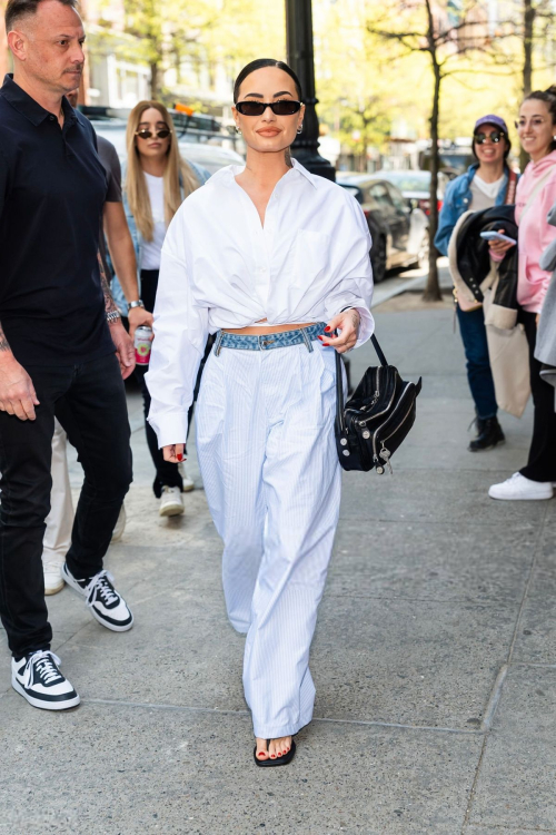 Demi Lovato out in Greenwich Village New York City, April 2025 1